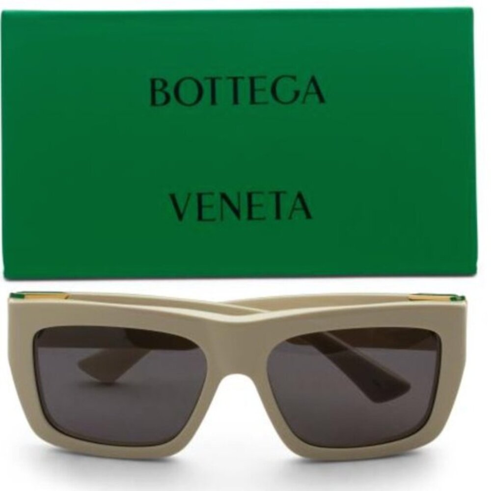 Bottega Veneta Men's Beige Sunglasses